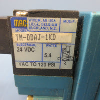 Mac 182AABBKATMDDAJ1KD Solenoid Valve 24V Vdc 5.4 Watts 120 Psi