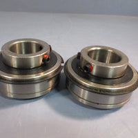 Lot of (2) PEER Insert Ball Bearing, Single Row SER20