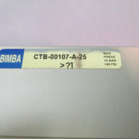 Bimba Twin Bore Pneumatic Cylinder CTB-00107-A-25