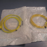 Lot of (2) AllenBradley 4Pin Pico Straight 2m Cordset SER. A 889PF4AB2