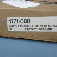 Used Allen Bradley 1771-OBD/C Series C DC Output Module Rev C01 10-60VDC