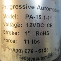 Progressive Automations PA15111 Linear Actuator 12VDC 1" Stroke 11lbs Force