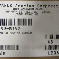 Fanuc A06B0859B192 AC Spindle Motor A22 MZ Sensor Factory Sealed in Box