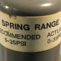 Fisher Controls Pressure Regulator Type 67AF 250 Psi Max Inlet