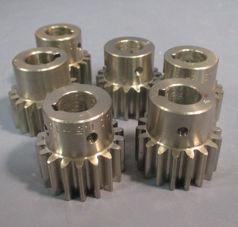 Lot of (6) KHK Gear Spur SUS 1.5-18