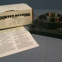 Hub City Mounted Bearing 4 Bolt Flange Bearing YAT 20911, 1.68" Bore