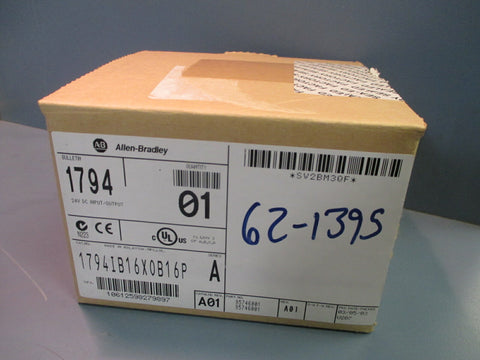 ALLEN BRADLEY FLEX I/O MODULE SER A 24VDC 1794IB16x0B16P