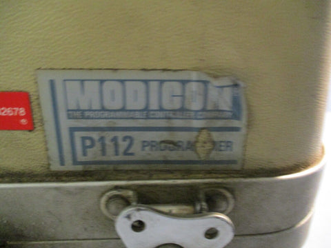 Modicon P112 Programmer Panel 17 Push Button 115 VAC Programming Panel