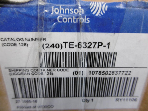 Johnson Controls TE-6327P-1 Temperature Sensor Duct