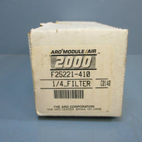 Aro F25221410 Air 2000 ¼ Filter 150 PSI NEW