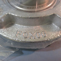 IPTCI Set Screw Lock 4-Bolt Piloted Flange Chrome / Nickel Plate CUCNPFCS 207 22