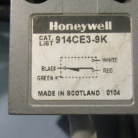 Honeywell 914CE39K Mini Limit Switch 5A 240VAC 28VDC 11.8N 200/20Hz