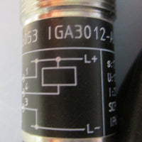 Ifm Efector IG6053 Inductive Proximity Sensor IGA3012-ANKG/0,98M/US 12mm