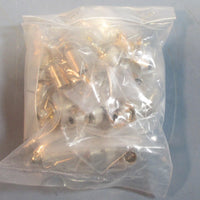 Bag 10 CZ Labs Part: 311 RF Crimp Type Connector for RG-59 & RG-62 20 Ga Pin New