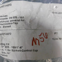 Burkert Control Top Mounting Kit: DN 025  150/1"6"