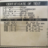 Crown Equipment 11731300R Remanufactured Forklift Electronic Card