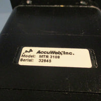 ACCUWEB, INC MNE-3 7500-01 ELECTROMECHANICAL LINEAR ACTUATOR w/MTR 3108 MOTOR