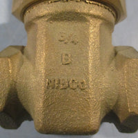 Nibco T134 Gate Valve 3/4" Bronze Body 150lb SWP 300lb WOG Handwheel