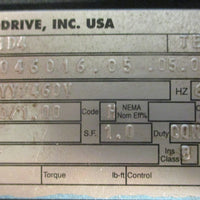 Sew Eurodrive R57DT71D4 Gearmotor DFT71D4 128.77:1 Ratio 1/2HP 1-3/8" Shaft Dia