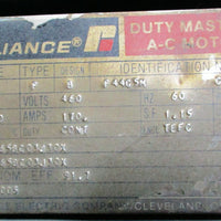 Reliance P44G5M Duty Master 150 HP Motor 3570 RPM, 445TS Frame, 460 Volt