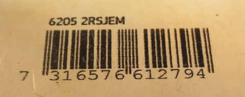 SKF Explorer 6205 2RSJEM Bearing 026 J