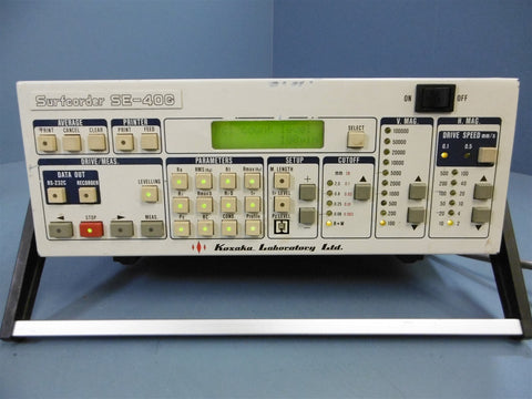 Surfcorder SE40C Kosaka Labs Measuring Instrument Powers On