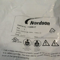 Lot of 2 Nordson 1100687 Solenoid Valve Cable Assembly / Kit M8, 3 Wire 5 Meters