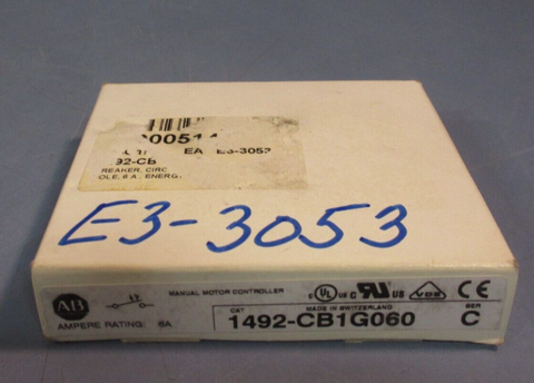 AllenBradley Circuit Breaker 6A Series C 1492CB1G060