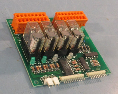 Ishida P5286B PC Relay Board DVO P5286B 4 Omron Relays 8 LED Indicators