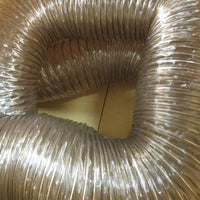Clear Very Flexible PVC Duct Hose for Dust 6" x 20 ARD Part# 202406002020