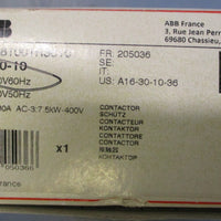 ABB A163010 Contactor Ui=1000V, 30A, 600VAC