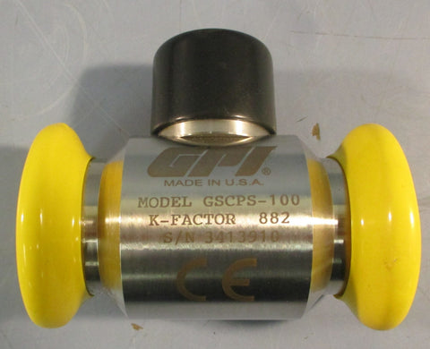 GPI GSCPS-100 Sanitary Turbine Flow Meter 1" ID 316SS 6.7 to 67 GPM