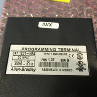 ALLENBRADLEY 1201HA2 PROGRAMMING TERMINAL, SER. B, TYPE 1, FRN 1.07