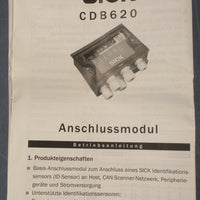 Sick CDB620001 Communications Controller 1042256 1030VDC 1.0W