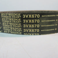 Goodyear 3VX670 67"Length, 4Banded HYT Matchmaker Wedge SC Belt Torque Team