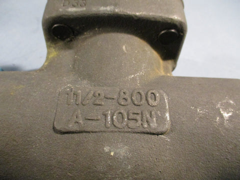 Walworth 5540S Check Valve, Horizontal Lift, 1975 PSI, 1 1/2800 A105N