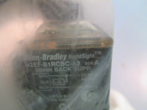 SEALED Allen Bradley 42EFB1RCBCA2 Background Suppression Sensor 50mm