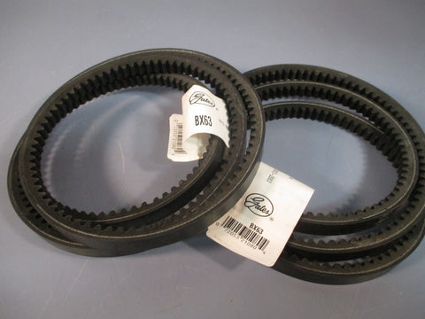 Gates 90132063 TriPower VCogged Belt (Lot of 2) BX63