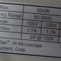 Thermo Nicolet NicPlan IR Microscope w/ MagnaIR 760 Spectrometer & Software