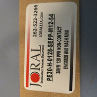 Joral PE30-H-0128-SEPP-M12-54 30mm 128 PPR Non-Contact Encoder and Magh Ring