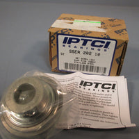 IPTCI Bearings Stainless Steel Ball Bearing 5/8" Set Screw Lock SSER20210
