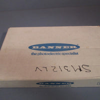 Banner 25876 Photoelectric Sensor MiniBeam D SM312LV W/30'