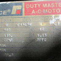 Reliance P44G5M Duty Master 150 HP Motor 3570 RPM, 445TS Frame, 460 Volt