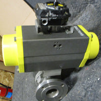 Apollo 87A10001 Ball Valve w/ Pneumatic Actuator Moniteur FMYB-5120 Transmitter