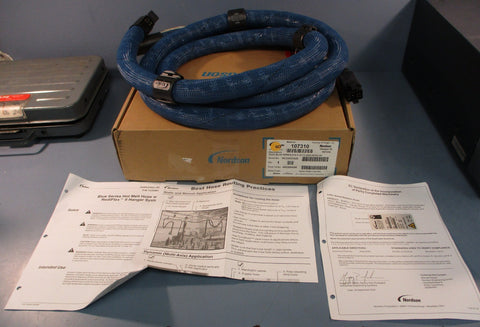Nordson 107310 Blue Series Hot Melt Glue Hose 5/16" Dia x 12' Long 240V Auto HF