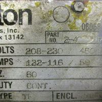 Leeson 150041.60 Motor N326T34FB1A 50HP 3450RPM 60Hz 326TS 17/8" Shaft Dia
