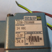 MAC 225B781NAAR Solenoid Valve 24 VDC 3 Wire Connection NWOB