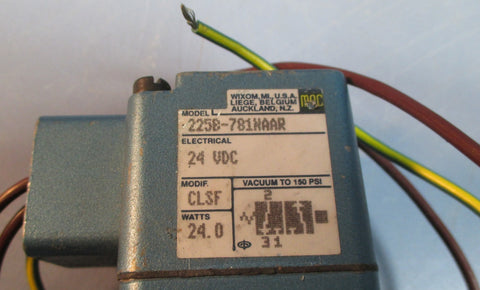 MAC 225B781NAAR Solenoid Valve 24 VDC 3 Wire Connection NWOB