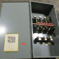 Westinghouse GF-425N General Duty Safety Switch 400A 240VAC 100HP Max 3PH GF425N