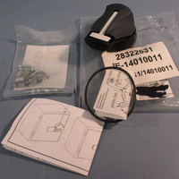 14132111/14010011 DOOR INTERLOCK HANDLE EXTERNAL BLACK/GREY